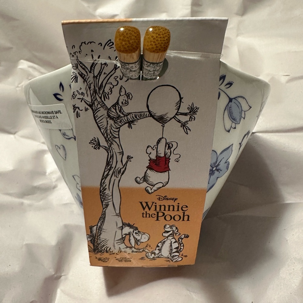 Disney Winnie The Pooh Blue Dreams Noodle Bowl - Picture 4 of 6